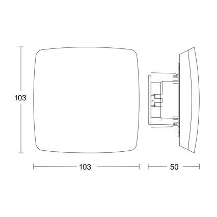 Steinel 057947 - Détecteur de présence TRUE PRESENCE COM2 blanc