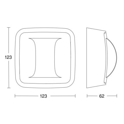 Steinel 057978 - Détecteur de présence couloir COM1 IP54 blanc