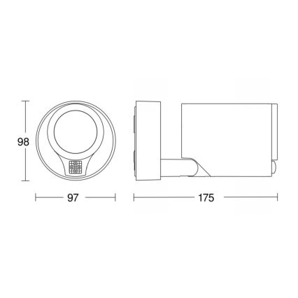 STEINEL 058630 - Applique murale d