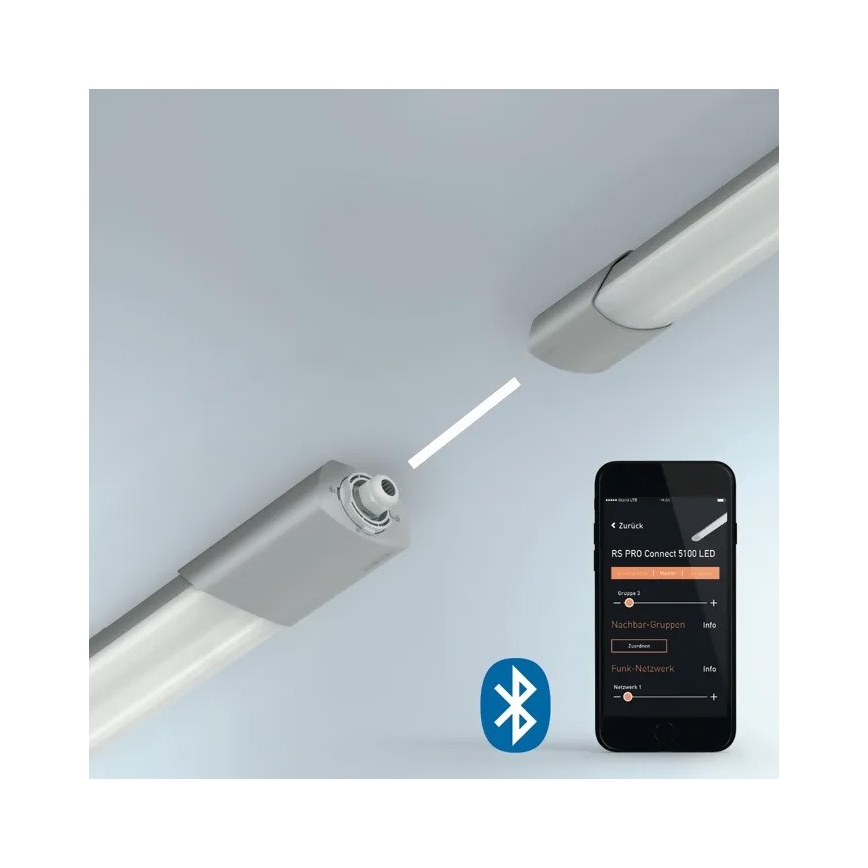 Steinel 058739 - Lumière LED industrielle avec détecteur RS PRO 5150SC LED/42W/230V IP66 4000K