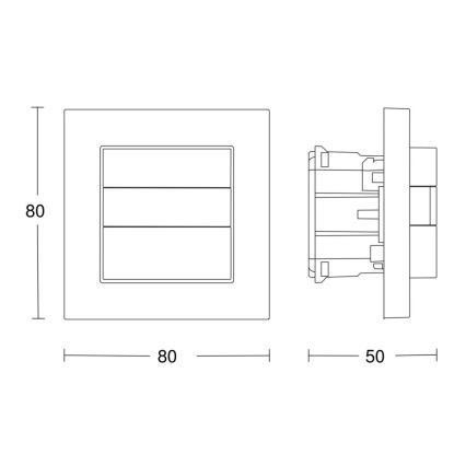 Steinel 059460 - Détecteur de mouvement HF 180 KNX blanc