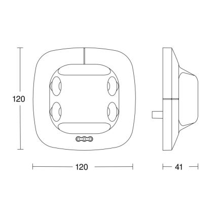 Steinel 059491 - Détecteur de présence Dual US KNX blanc