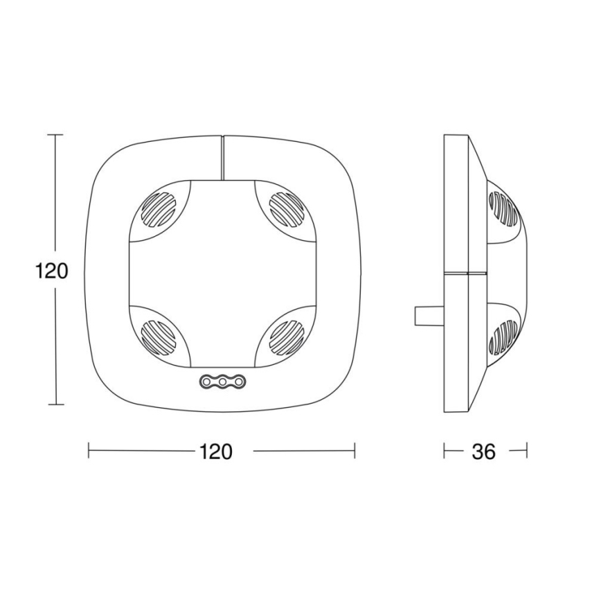 Steinel 059521 - Détecteur de présence DualTech KNX blanc