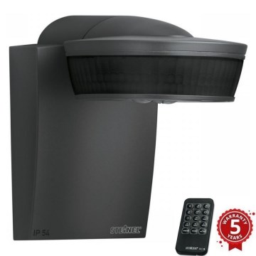 Steinel 059538 - Détecteur de mouvement SensIQ IP54 noir + Télécommande