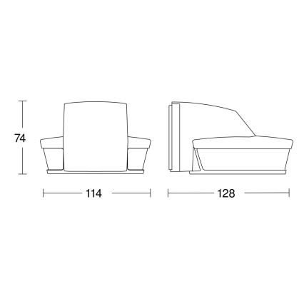 Steinel 059583 - Détecteur de mouvement SensIQ S IP54 noir + télécommande