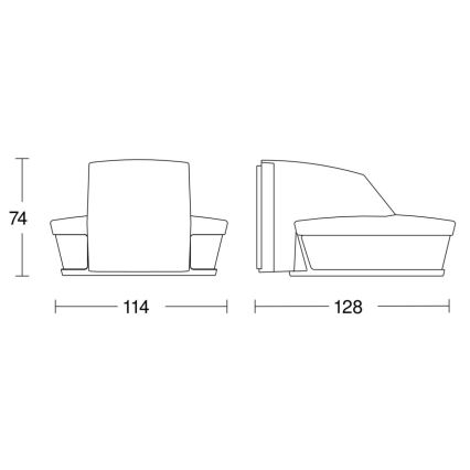 Steinel 059606 - Détecteur de mouvement SensIQ S IP54 noir+ télécommande