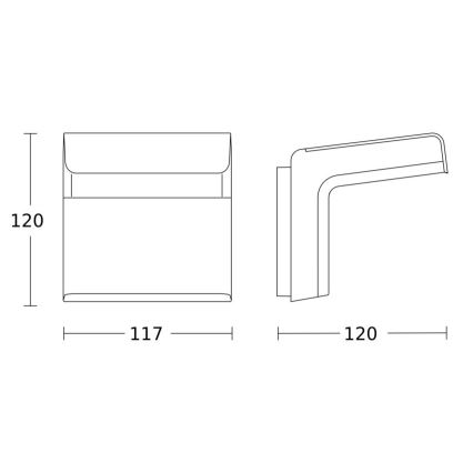 Steinel 059620 - Détecteur de mouvement iHF 3D KNX IP54 anthracite