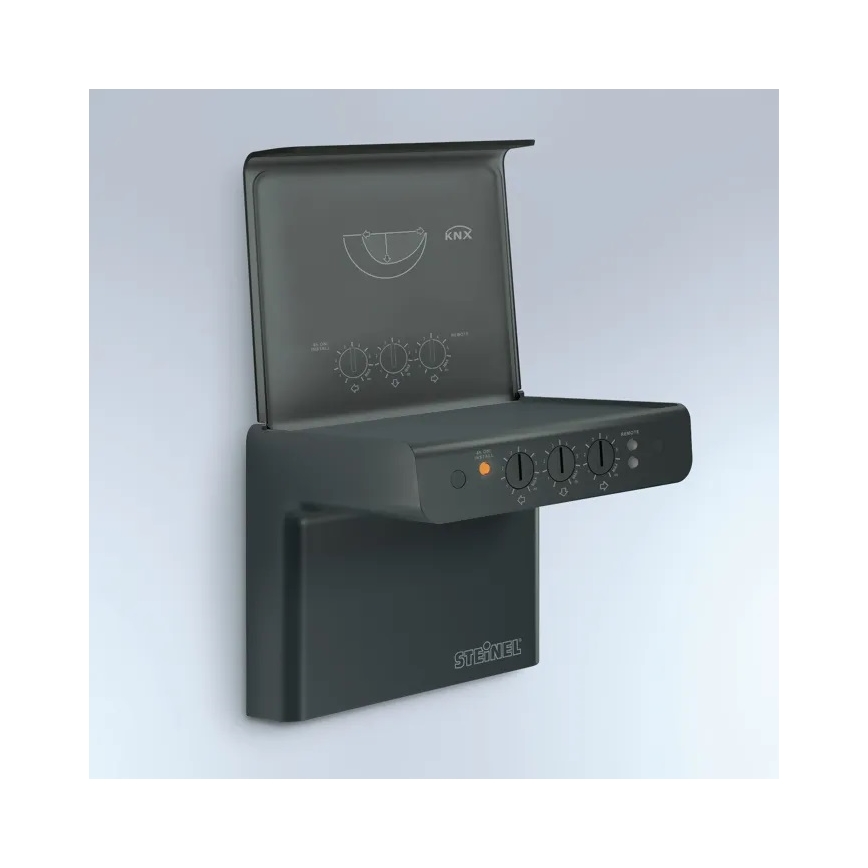 Steinel 059637 - Détecteur de mouvement iHF 3D KNX IP54 noir