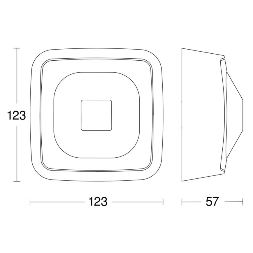 Steinel 064440 - Détecteur de présence HF 360-2 COM1 blanc