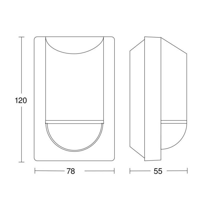 Steinel 064907 - Détecteur de mouvement extérieur IS 2180 ECO 230V IP54 anthracite