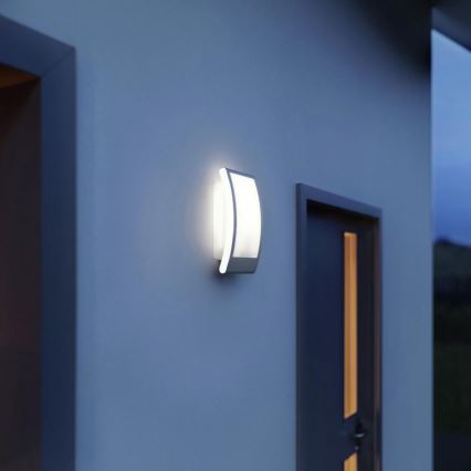 Steinel 065782 - Luminaire d'extérieur avec un détecteur de crépuscule L 22 1xE27/60W/230V IP44 acier inoxydable