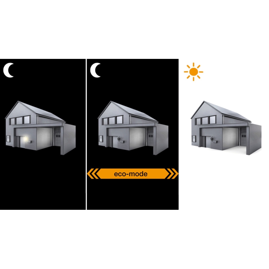 Steinel 065782 - Luminaire d'extérieur avec un détecteur de crépuscule L 22 1xE27/60W/230V IP44 acier inoxydable