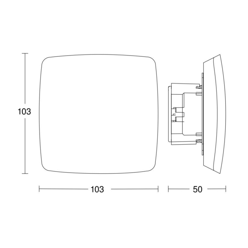 Steinel 066031 - Détecteur de présence True Presence IP blanc