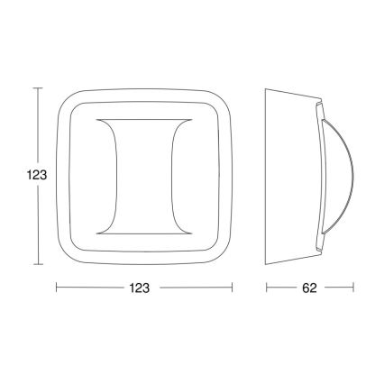 Steinel 066154 - Détecteur de présence HALLWAY blanc