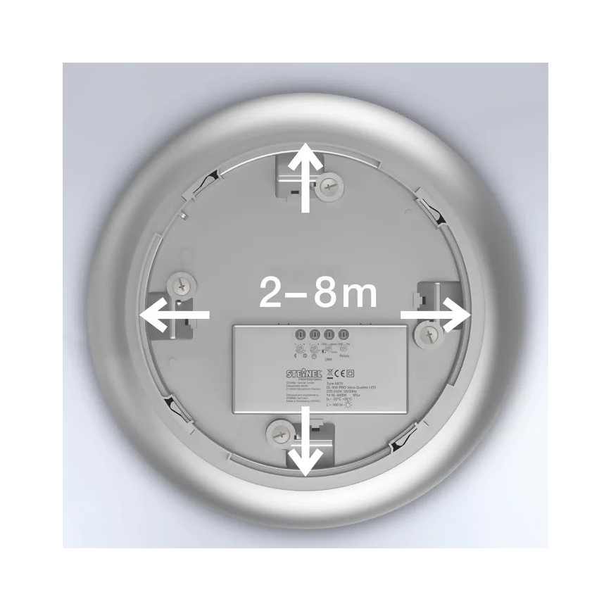 Steinel 068196 - Plafonnier salle de bain avec détecteur DL Vario Quattro PRO S LED/14W/230V IP54