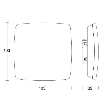 Steinel 068516 - Détecteur de présence TRUE PRESENCE KNX noir