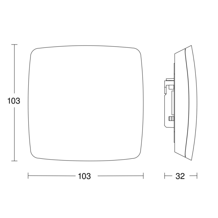 Steinel 068516 - Détecteur de présence TRUE PRESENCE KNX noir