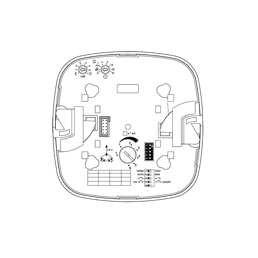 Steinel 079482 - Détecteur de présence Dual HF COM1 blanc