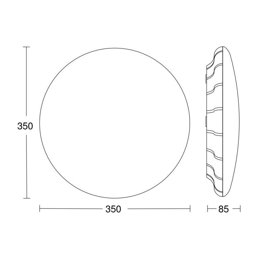 Steinel 079710 - LOT 5x Plafonnier LED avec détecteur RS PRO S30 SC LED/25,7W/230V 4000K