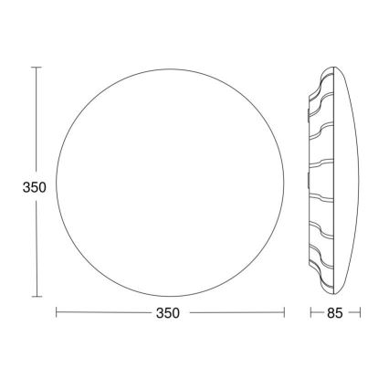 Steinel 079727 - LOT 5x Plafonnier LED avec détecteur RS PRO S30 SC LED/25,7W/230V 3000K