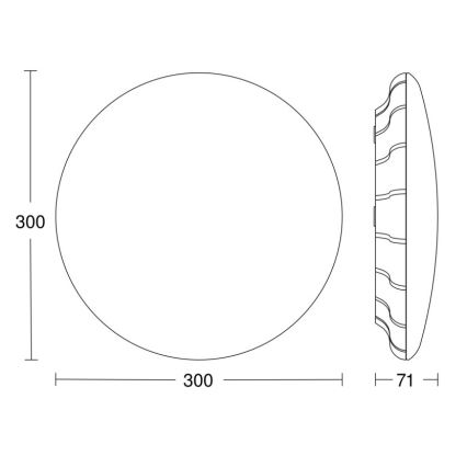 Steinel 079789-Plafonnier extérieur avec détecteur RS PRO S20 SC LED/15,7W/230V IP65 3000K