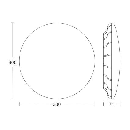 Steinel 081096 - Plafonnier LED avec détecteur RS PRO S10 SC 9,1W/230V 3000K