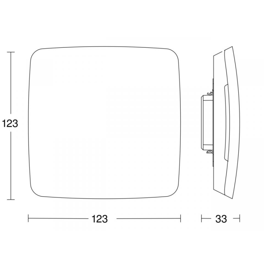 Steinel 084264 - Multicapteur connecté AIR encastré BT IPD blanc