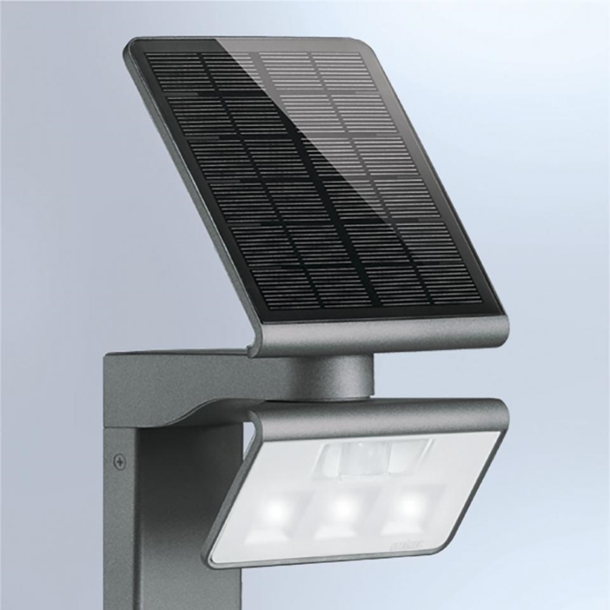 Steinel 085681 - Lampe solaire d'extérieur LED avec détecteur XSolar GL-S LED/1,2W/2500 mAh IP44