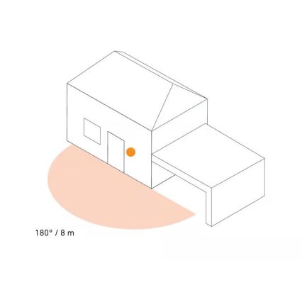 Steinel 087739 - Applique murale extérieure LED avec détecteur 2xGU10/14,5W/230V L 940SC IP44