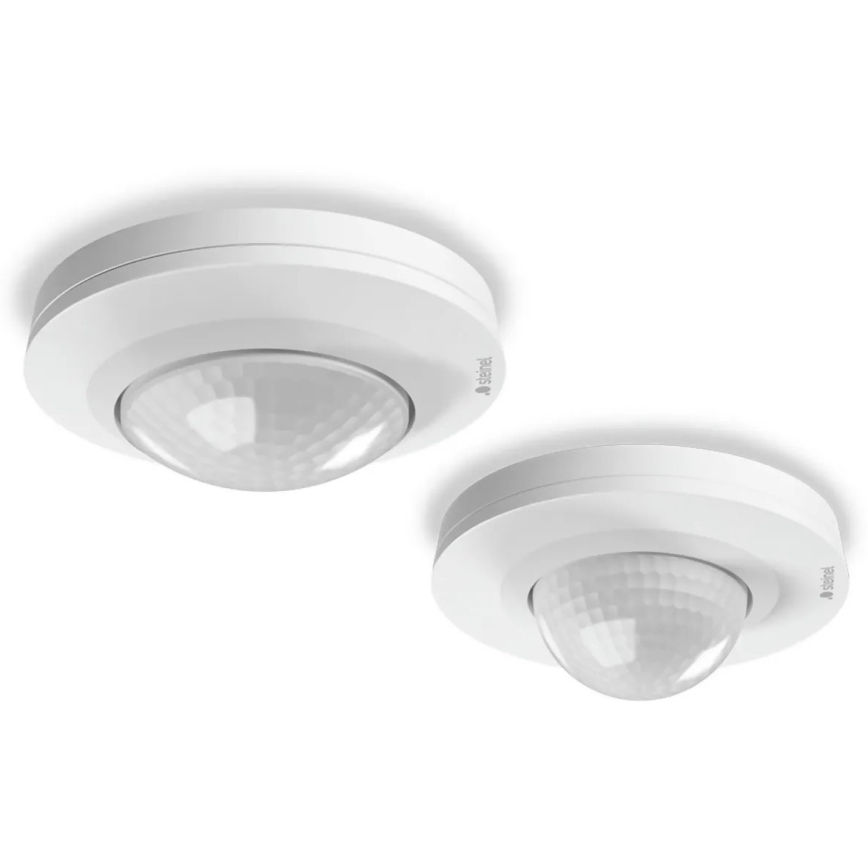 Steinel 087890 - Détecteur de mouvement extérieur avec un détecteur de présence PD-8 ECO COM1 360° IP54 blanc