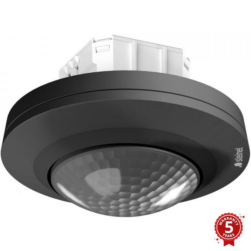 Steinel 087982 - Détecteur de mouvement avec un détecteur de présence PD-8 ECO KNX 360° noir