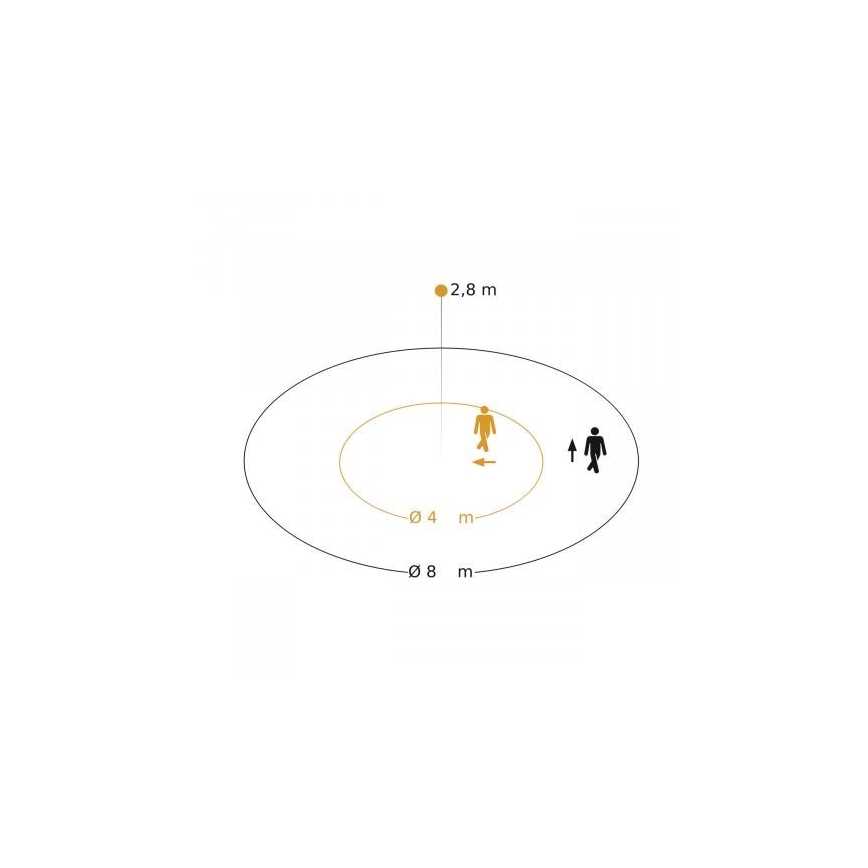 Steinel 088149 - Détecteur de mouvement extérieur avec détecteur de présence PD-8 ECO DALI-2 360° IP54 noir