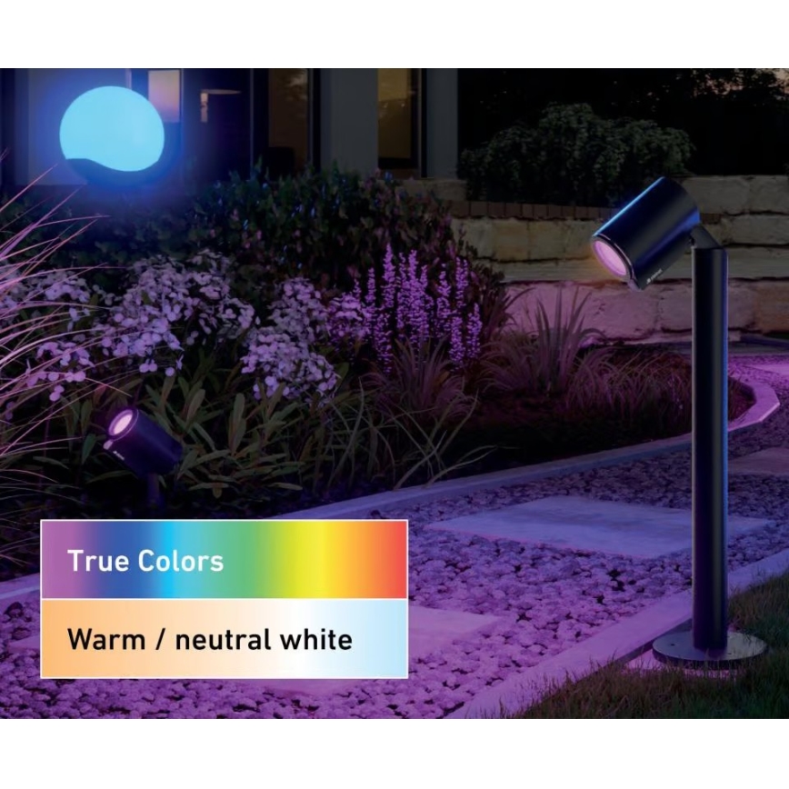 Steinel 089351 - Lampe d'extérieur LED RGBW, 7,9 W, 24 V, IP65