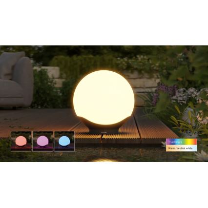 Steinel 089368 - Lampe extérieure LED RGBW avec capteur LED/5,04W/24V 300 mm IP65