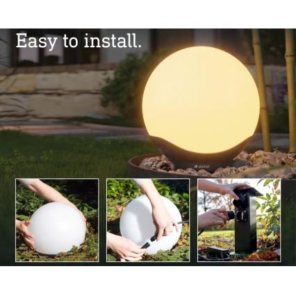 Steinel 089368 - Lampe extérieure LED RGBW avec capteur LED/5,04W/24V 300 mm IP65