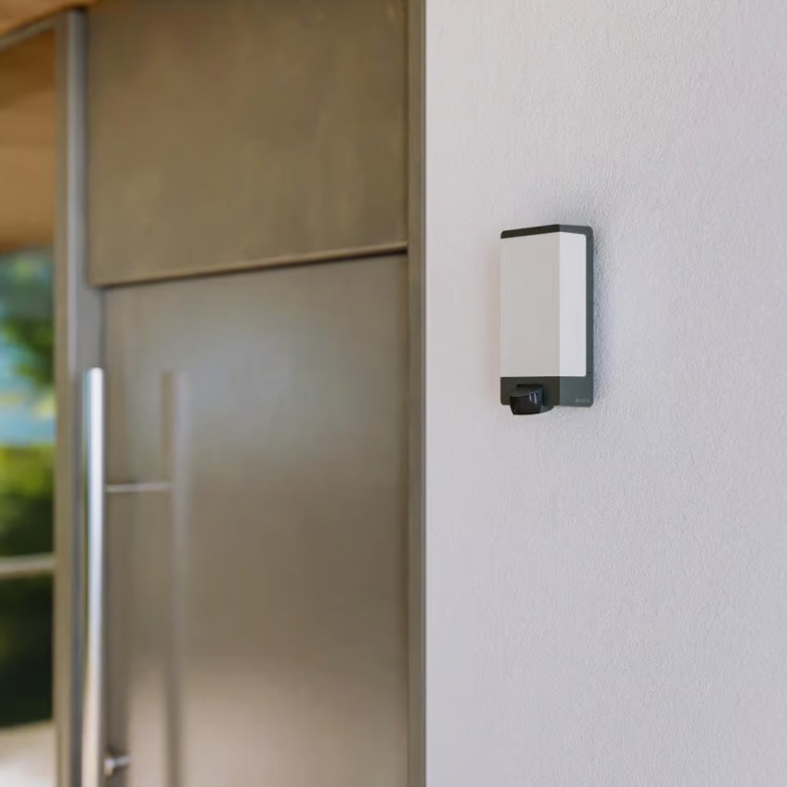 Steinel 094263 - Numéro de maison éclairé avec détecteur 1xE27/15W/230V L 14 S IP44