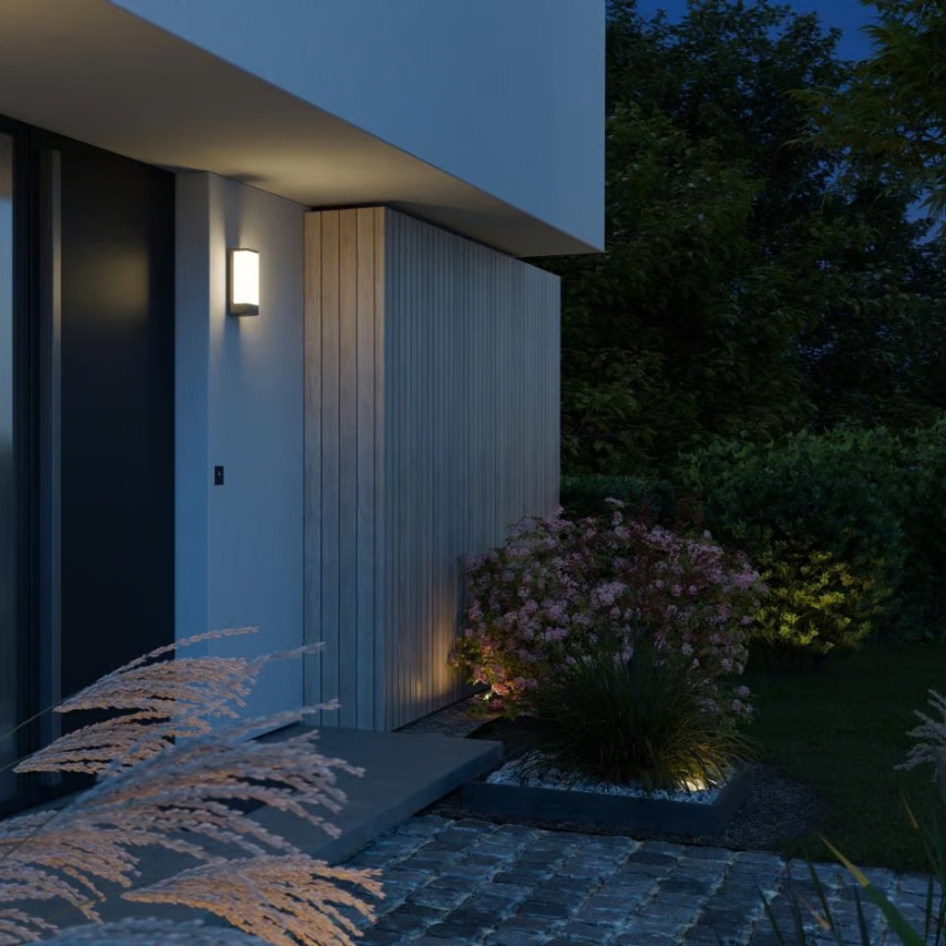 Steinel 094270 - Applique murale d'extérieur 1xE27/15W/230V L 14 IP44