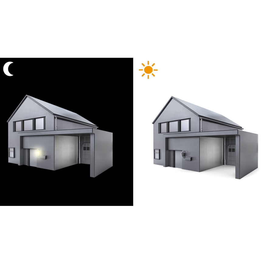 STEINEL 550318 - Interrupteur crépusculaire NightMatic 2000 noir IP54