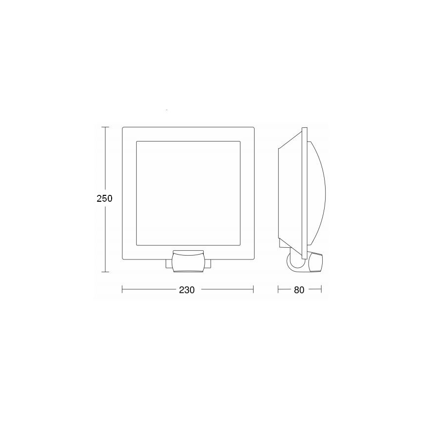 Steinel 566814 - Applique murale extérieur avec détecteur 1xE27/60W/240V L 20 S
