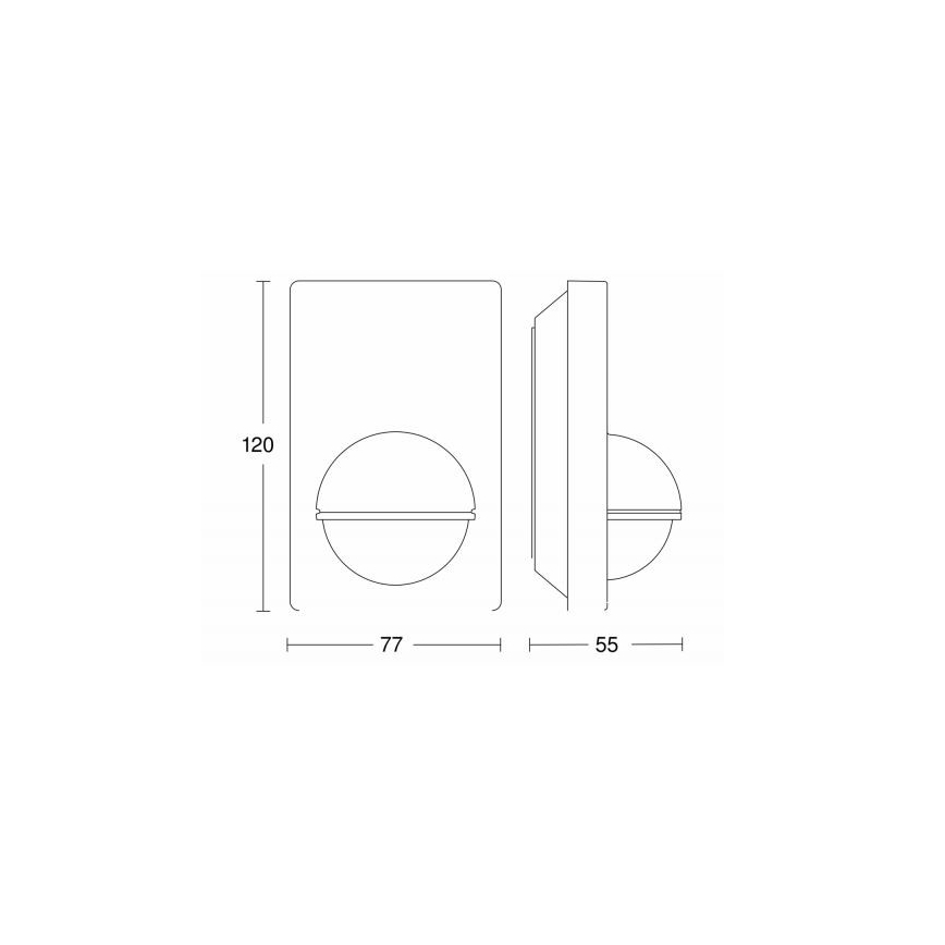 STEINEL 603113 - Détecteur de mouvement extérieur IS 180-2 noir IP54