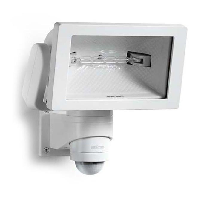STEINEL 633110 - HS 150 DUO lampadaire extérieur avec détecteur blanc IP44