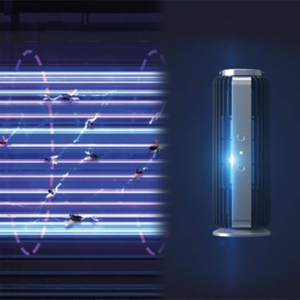 Stylies - Piège lumineux anti-moustiques AURIGA UV-A/8W/230V 60 m²