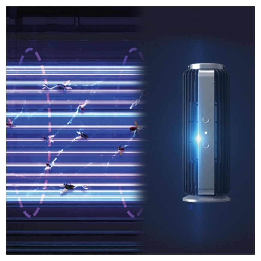Stylies - Piège lumineux anti-moustiques AURIGA UV-A/8W/230V 60 m²