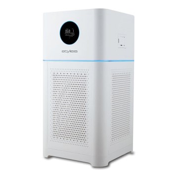 Stylies - Purificateur d'air avec humidificateur et lampe UV-C ALPHA 68W/230V Wi-Fi blanc