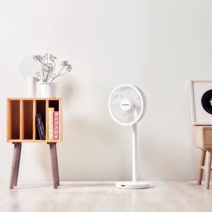 Stylies - Ventilateur sur pied 2 en 1 ANTILA 25 W/230 V 88 cm blanc + télécommande