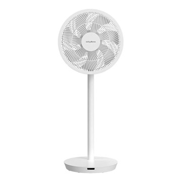 Stylies - Ventilateur sur pied ANTILA 25W/230V Ø 40 cm blanc + télécommande