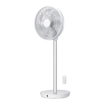 Stylies - Ventilateur sur pied TUKAN 25 W/230 V 60 cm blanc + télécommande