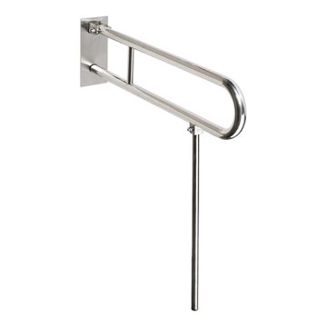 Support 10 x 80 cm inox/argenté