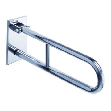 Support 10x25 cm inox/argenté