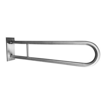Support 10x25 cm inox/argenté